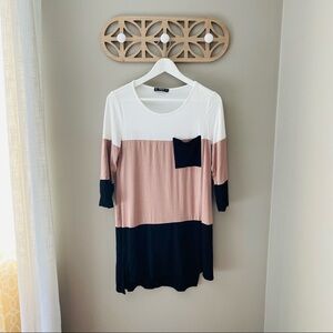 SHEIN 3/4 Sleeve Pullover Top Sz XS